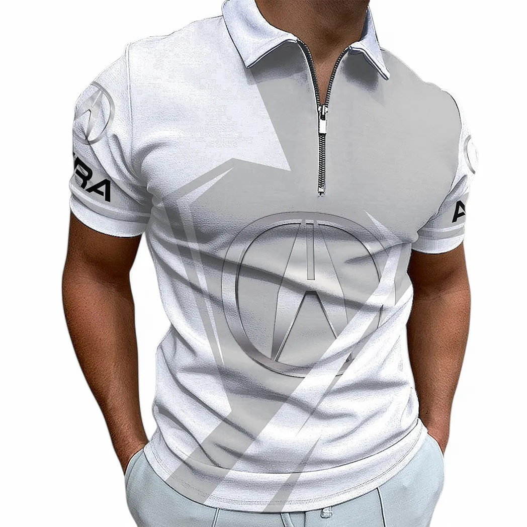 acura zipper polo shirt for men gift for acura fan car68022125987
