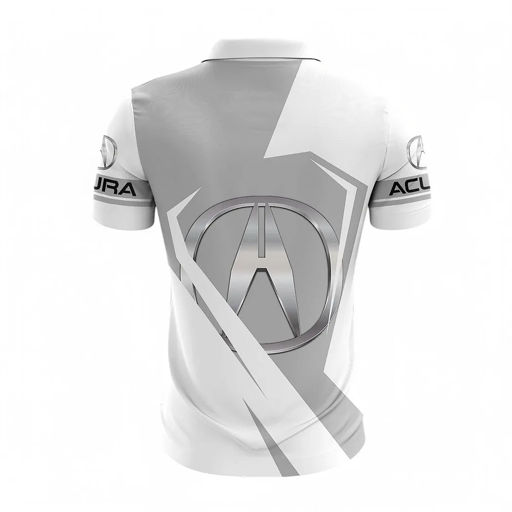 acura zipper polo shirt for men gift for acura fan car68022125987 zlzdj
