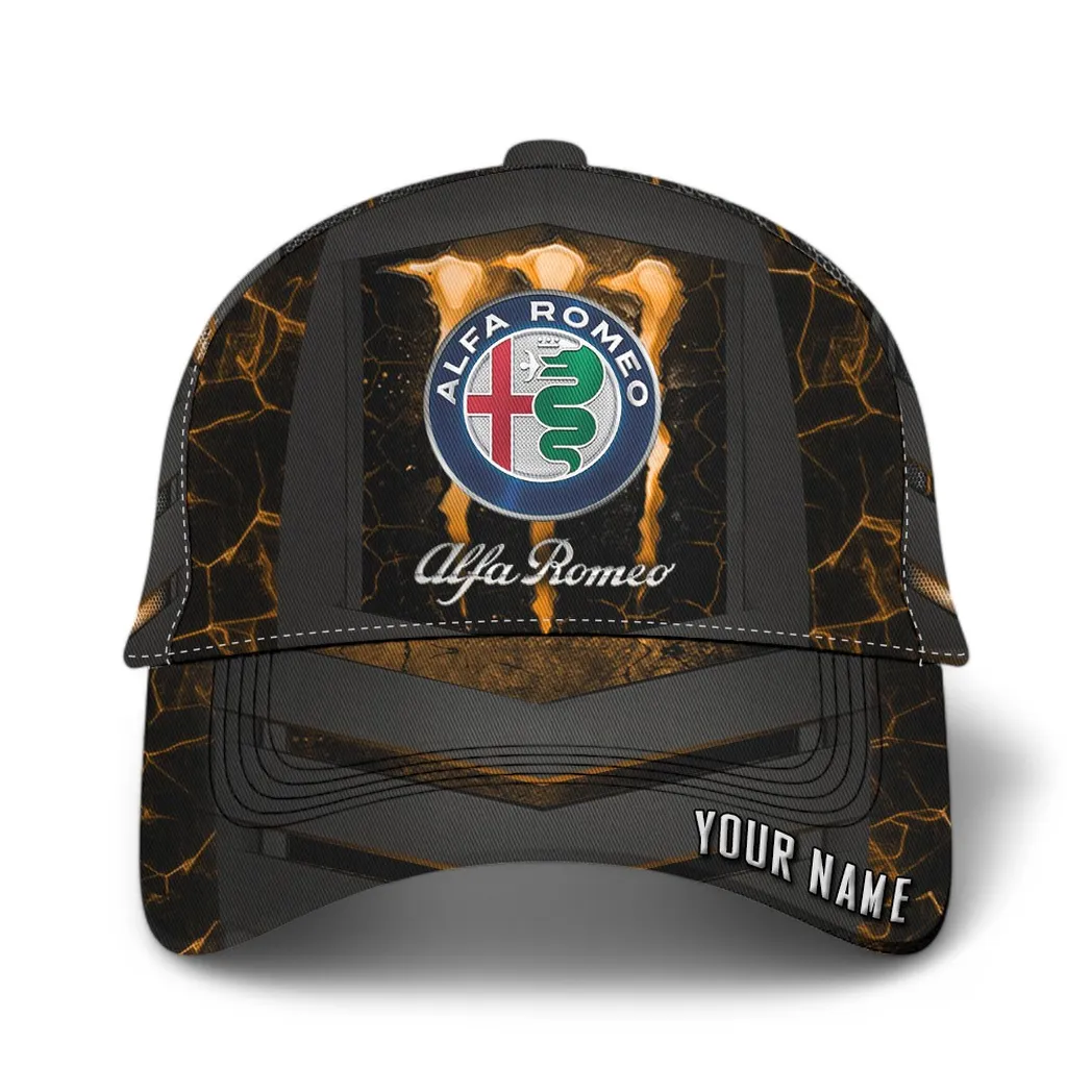 Alfa Romeo Classic Cap, Gift For Alfa Romeo Lovers, Gift For Him, Husband, Boyfriend CAR6502202525 - Brown