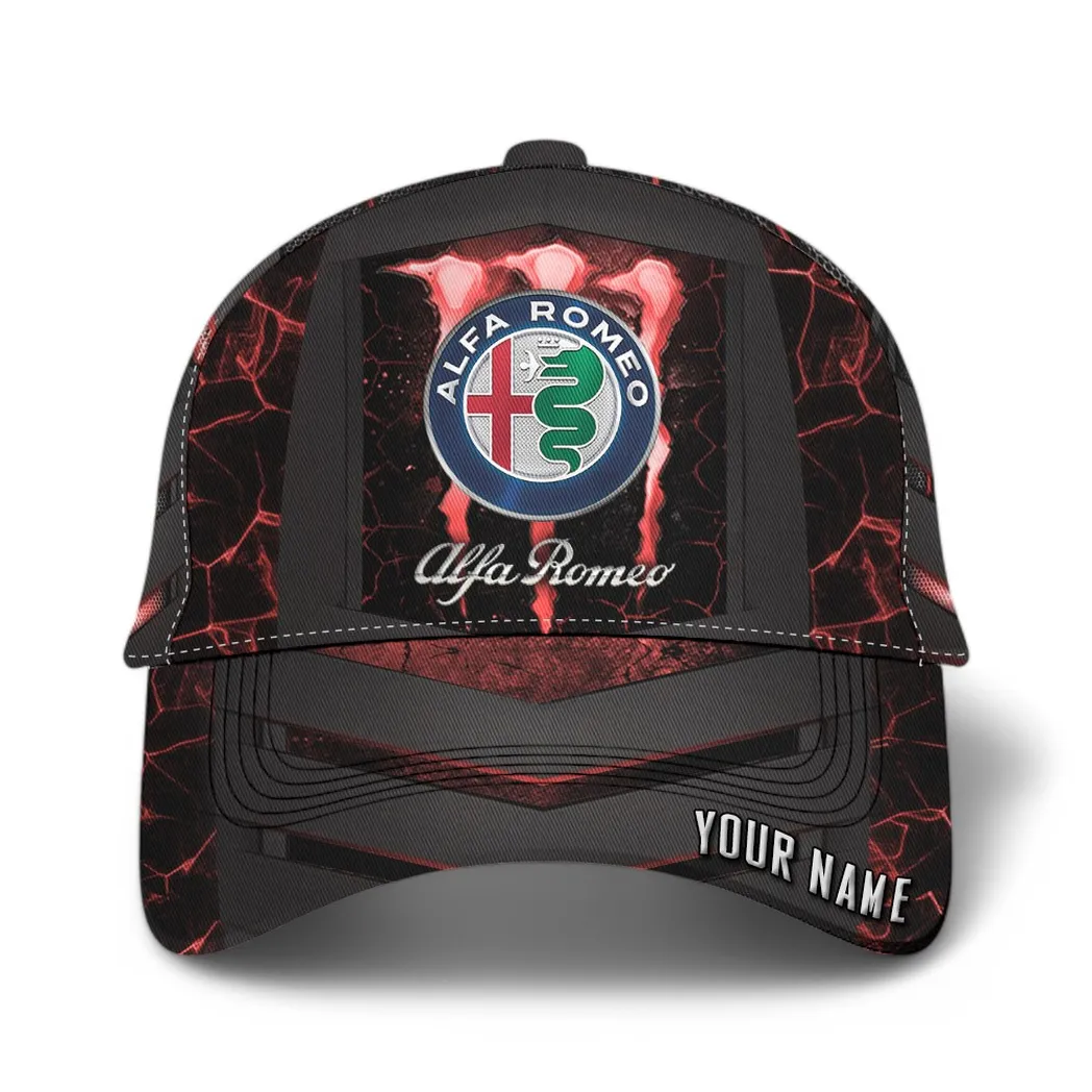 Alfa Romeo Classic Cap, Gift For Alfa Romeo Lovers, Gift For Him, Husband, Boyfriend CAR6502202525 - Red