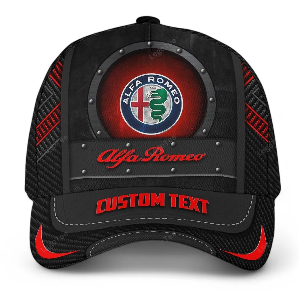 Alfa Romeo Classic Cap, Gift For Alfa Romeo Lovers, Gift For Him, Husband, Boyfriend CAR99031025004 - Red