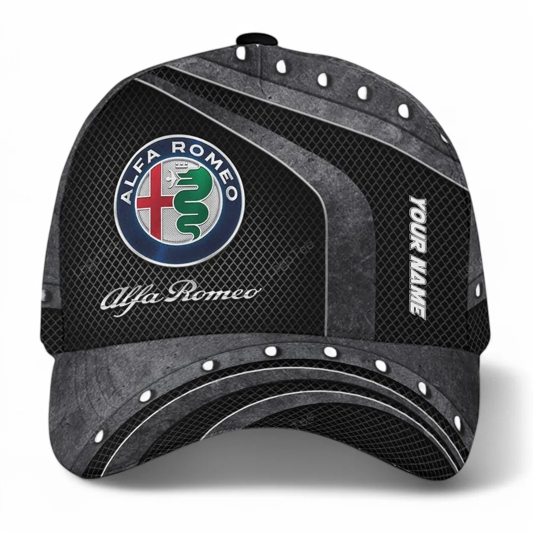 Alfa Romeo Classic Cap, Gift For Alfa Romeo Lovers, Gift For Him, Husband, Boyfriend CAR99031025013 - White