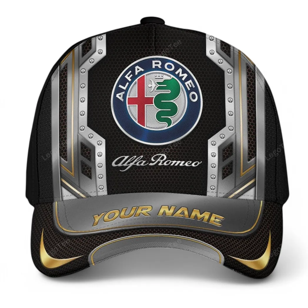 Alfa Romeo Classic Cap, Gift For Alfa Romeo Lovers, Gift For Him, Husband, Boyfriend CAR99031025106 - Brown