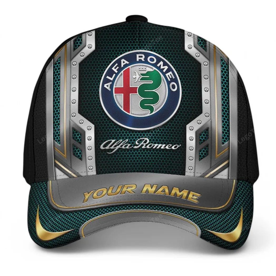 Alfa Romeo Classic Cap, Gift For Alfa Romeo Lovers, Gift For Him, Husband, Boyfriend CAR99031025106 - Cyan