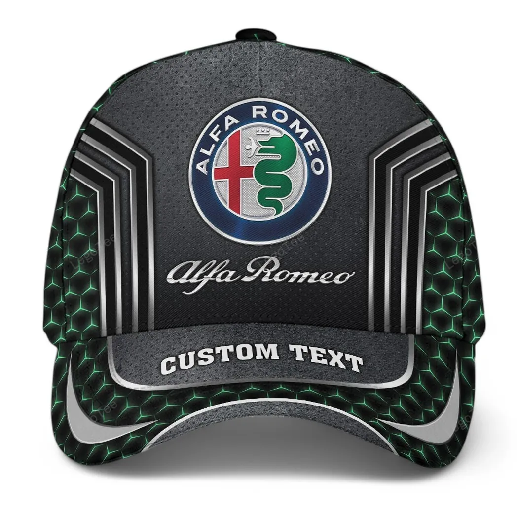 Alfa Romeo Classic Cap, Gift For Alfa Romeo Lovers, Gift For Him, Husband, Boyfriend CAR99031025177 - Green
