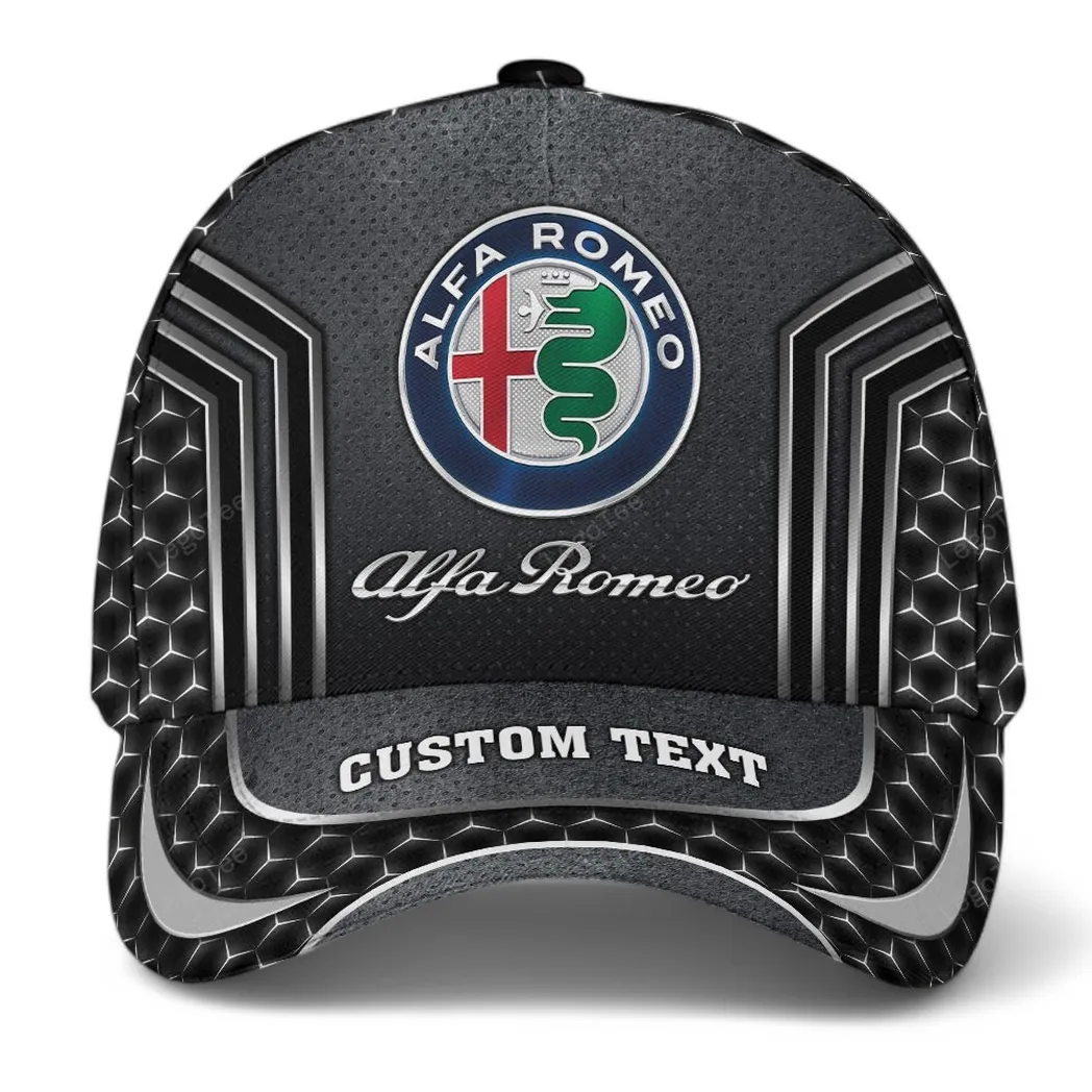 Alfa Romeo Classic Cap, Gift For Alfa Romeo Lovers, Gift For Him, Husband, Boyfriend CAR99031025177 - White