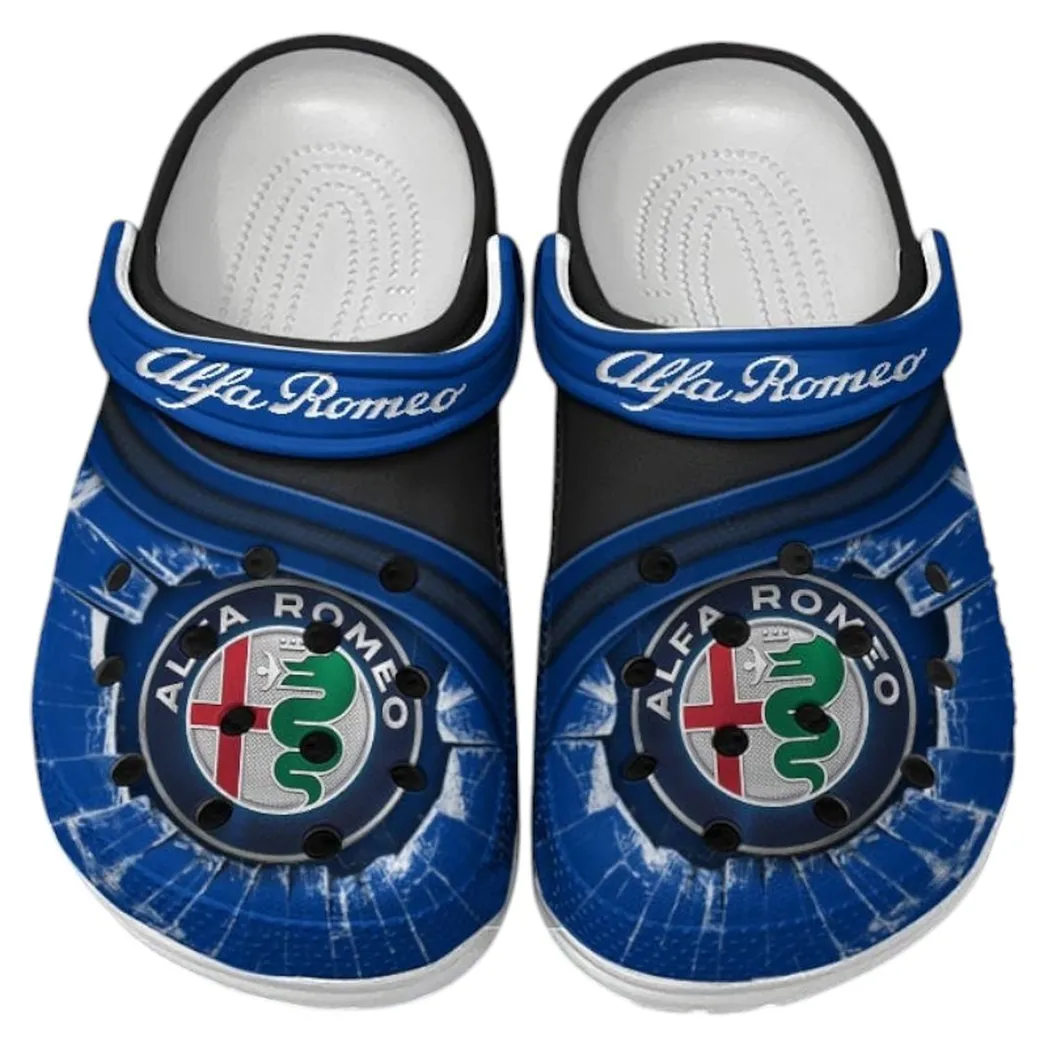 alfa romeo crocs clogs men women gift for alfa romeo fan car188032025151 blue k93si