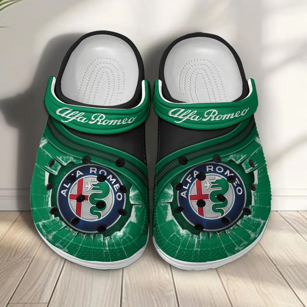 alfa romeo crocs clogs men women gift for alfa romeo fan car188032025151 green eswoy