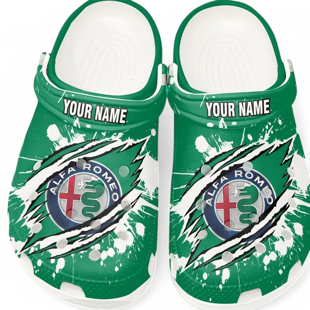 alfa romeo crocs gift for alfa romeo lovers gift for him husband boyfriend car5602192501 white 2dcif