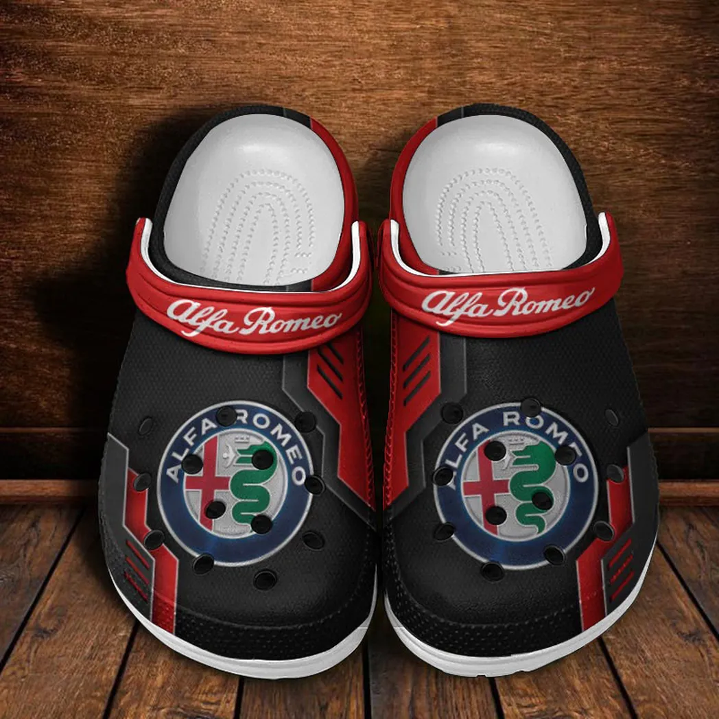 alfa romeo crocs shoes clogs men women gift for alfa romeo fan car185031525234 red puiow