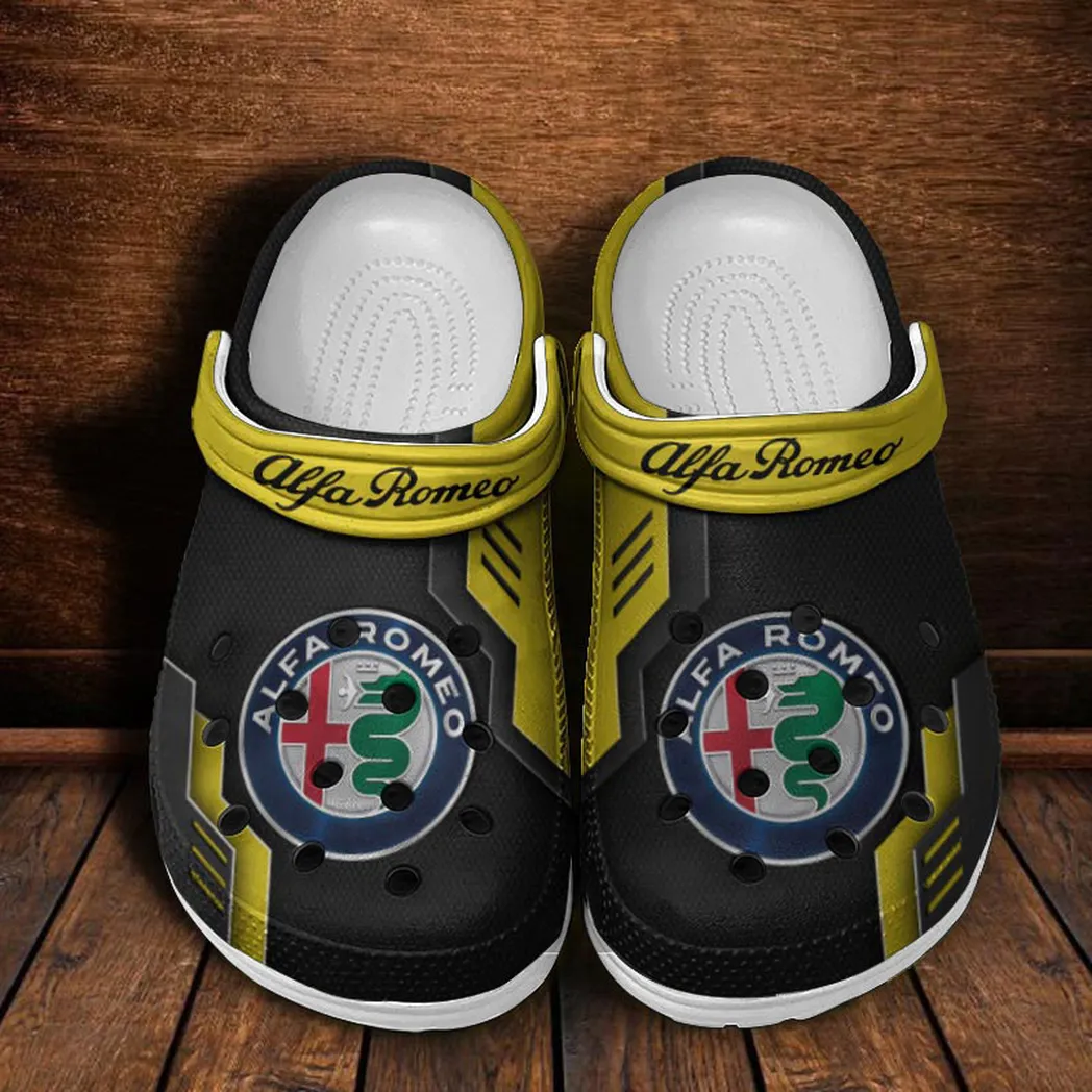 alfa romeo crocs shoes clogs men women gift for alfa romeo fan car185031525234 yellow mqjvn