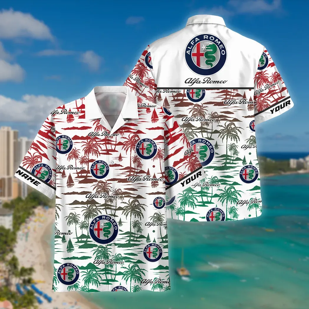 alfa romeo custom hawaiian shirt for men gift for alfa romeo fan car205031225668