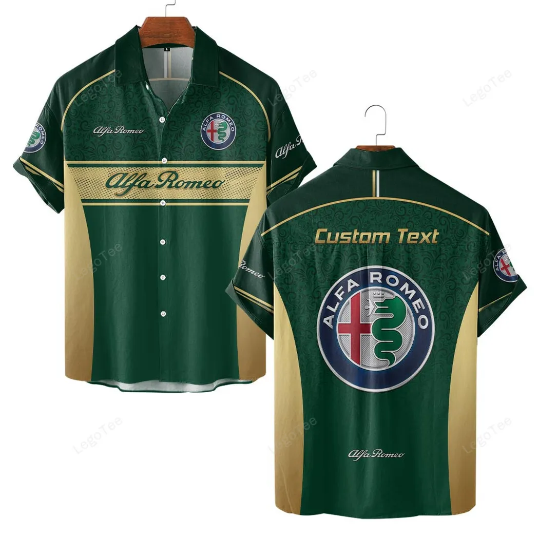 Alfa Romeo Custom Hawaiian Shirts For Men, Gift For Alfa Romeo Lovers, Gift For Him, Husband, Boyfriend CAR137021325962-3