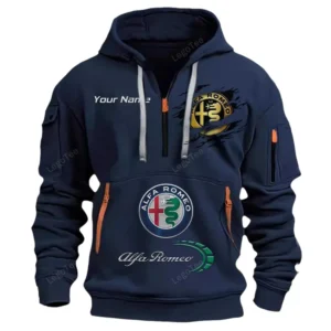 alfa romeo half zip hoodie car113021425852 best gift for him husband boyfriend navy joi9z
