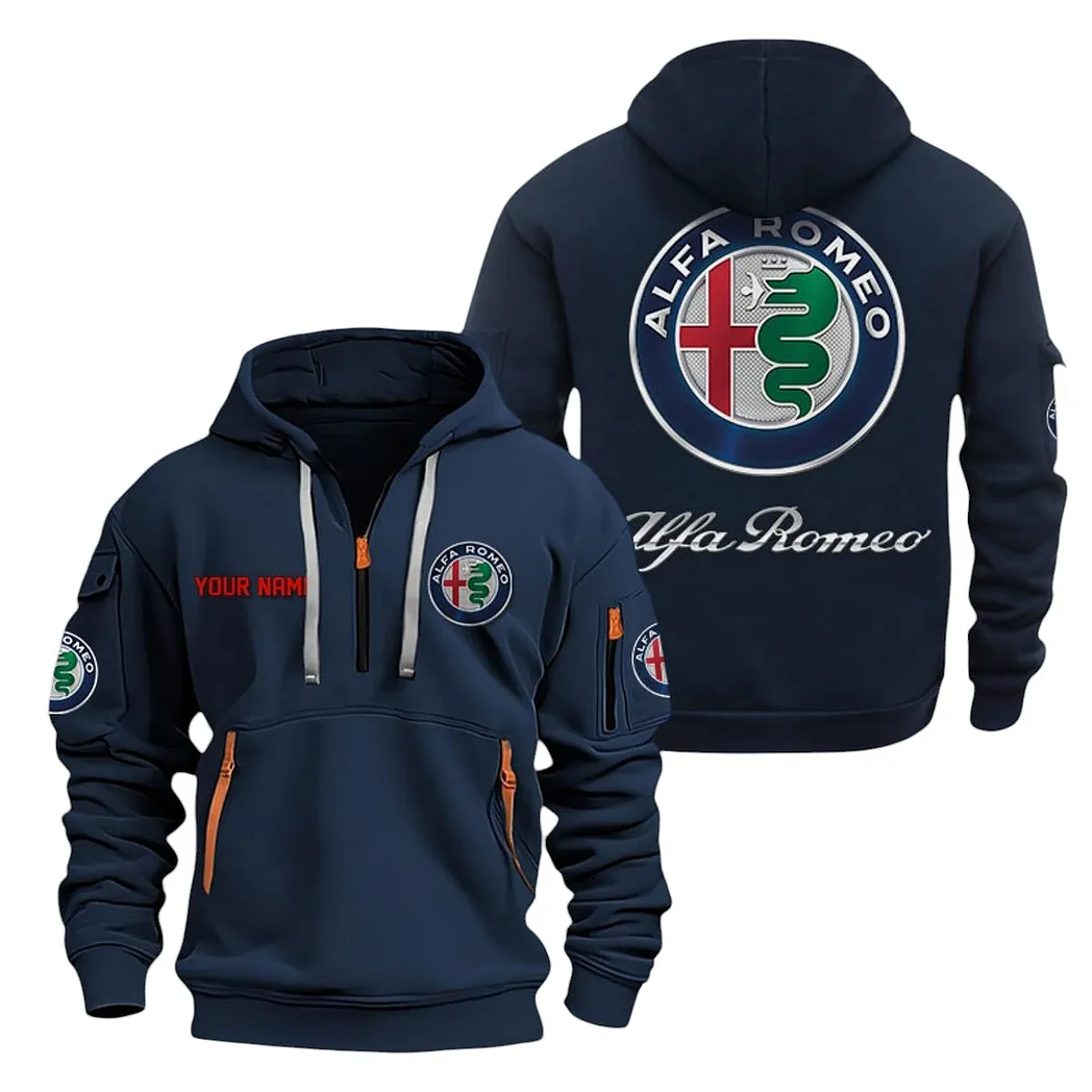 alfa romeo half zip hoodie for men gift for alfa romeo lovers car20022125669 navy eiaef