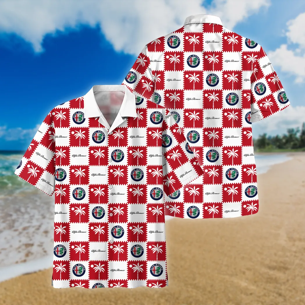 alfa romeo hawaiian shirt for men gift for alfa romeo lovers car200030725125
