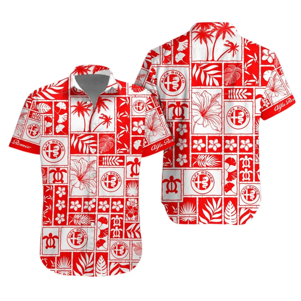 alfa romeo hawaiian shirt for men gift for alfa romeo lovers gift for him husband boyfriend car35021425015 1 mrye4