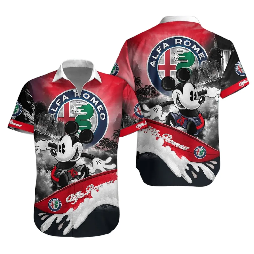 Alfa Romeo Hawaiian Shirt For Men, Gift For Alfa Romeo Lovers, Gift For Him, Husband, Boyfriend CAR53030625002