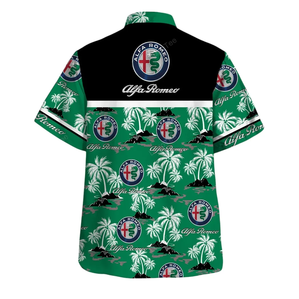 alfa romeo hawaiian shirt set for men gift for alfa romeo lovers gift for him husband boyfriend car144021125473 1 5o2uq