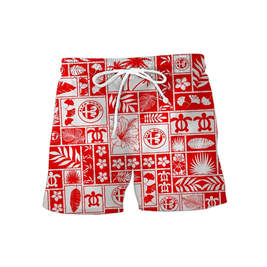 Alfa Romeo Hawaiian Shorts, Gift For Alfa Romeo Lovers, Gift For Him, Husband, Boyfriend CAR35021425015-2