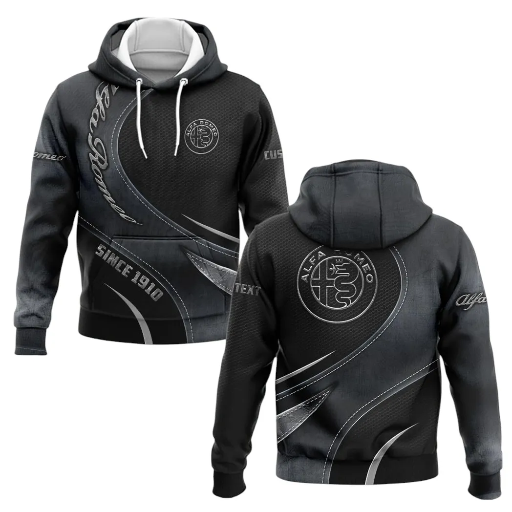 Alfa Romeo Hoodie, Gift For Alfa Romeo Lovers, Gift For Him, Husband, Boyfriend CAR17102252501