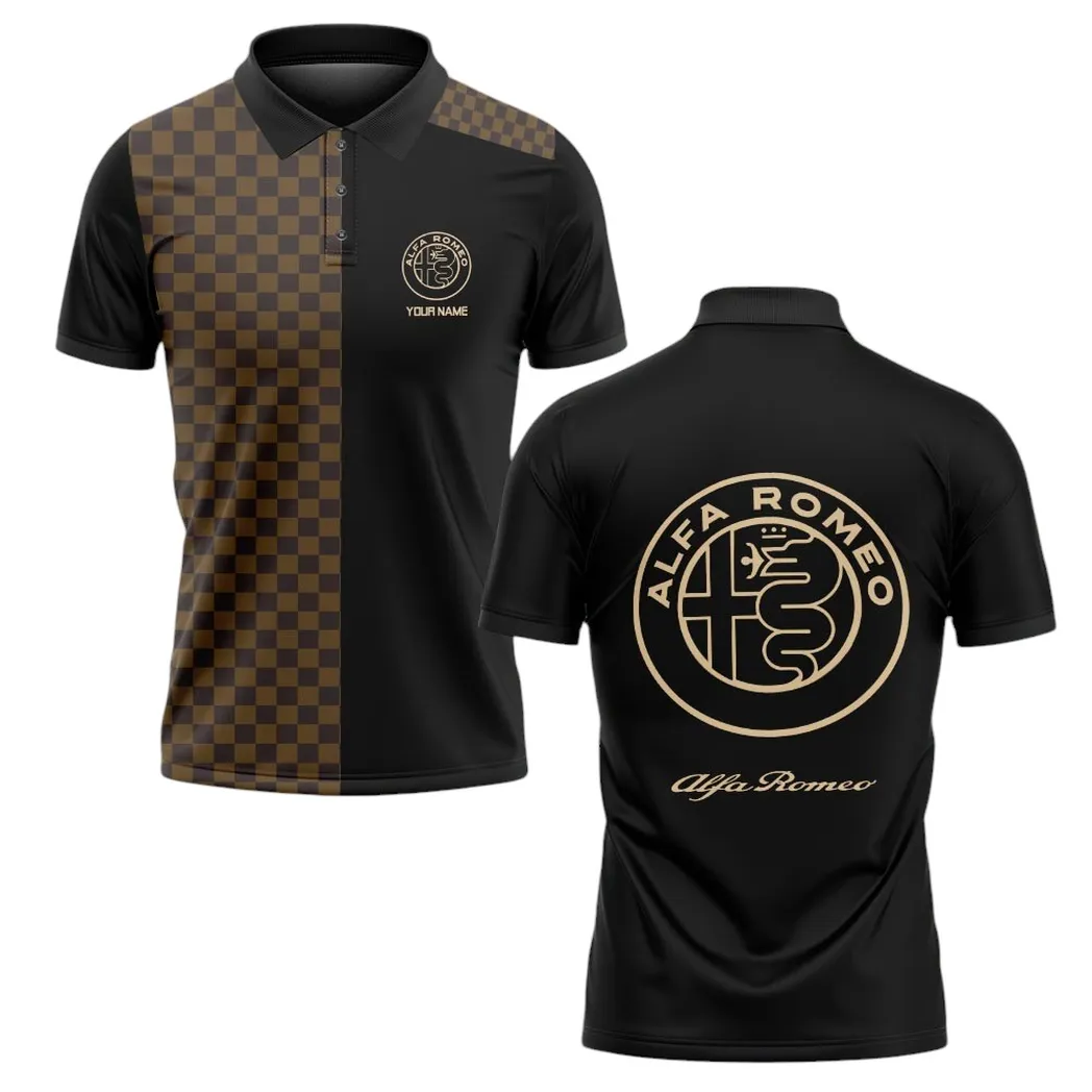 alfa romeo polo shirt lv style gift for alfa romeo lovers car176022525899