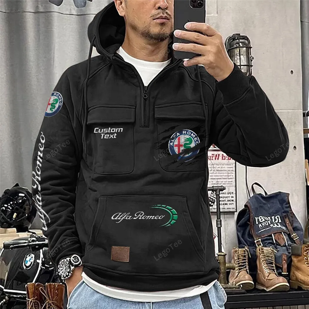alfa romeo tactical quarter zip hoodie gift for alfa romeo lovers gift for him husband boyfriend black car122021425025 2 nz0ds