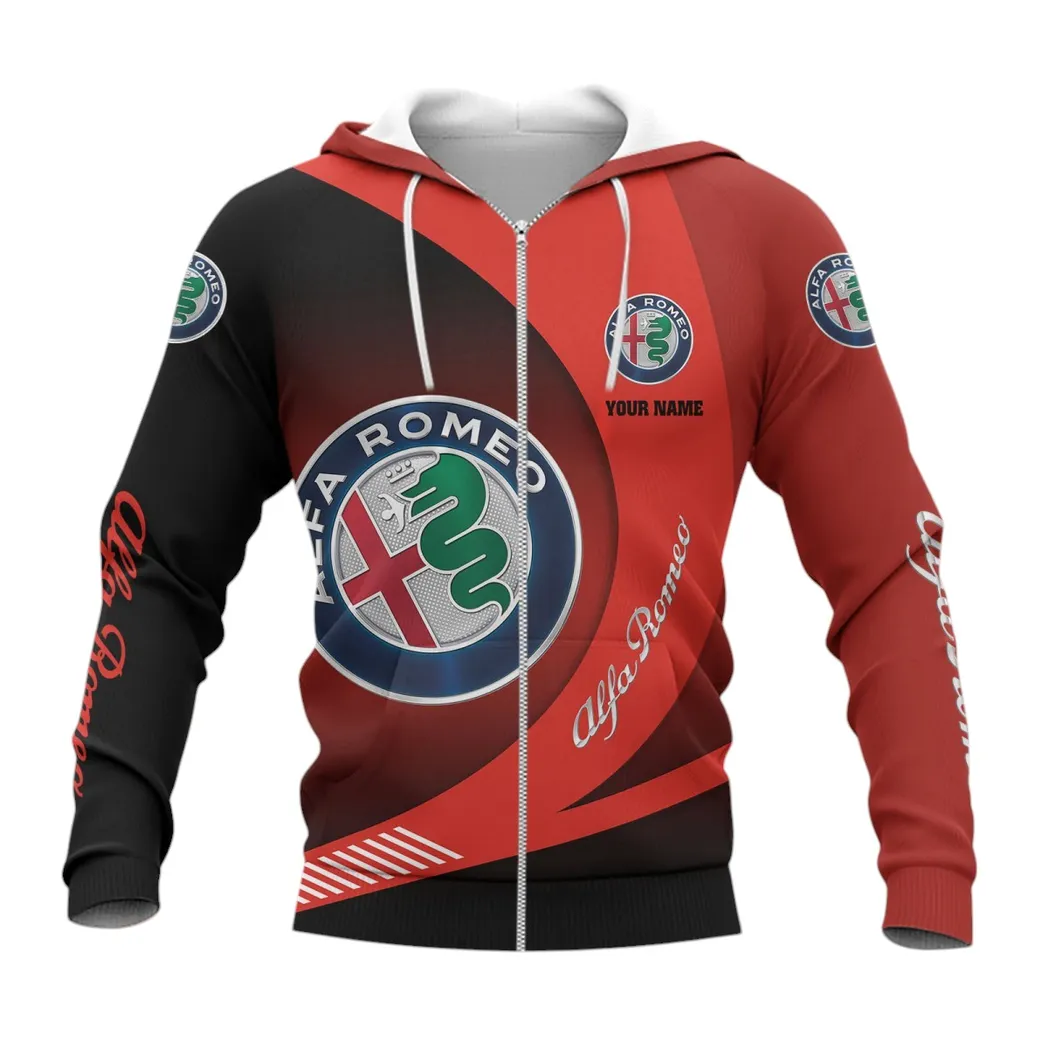 alfa romeo zipper hoodie gift for alfa romeo lovers gift for him husband boyfriend car7402222501 hywrw