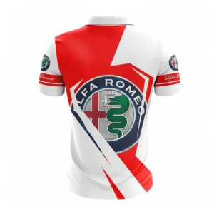 alfa romeo zipper polo shirt for men gift for alfa romeo fan car68022125932 owk9s