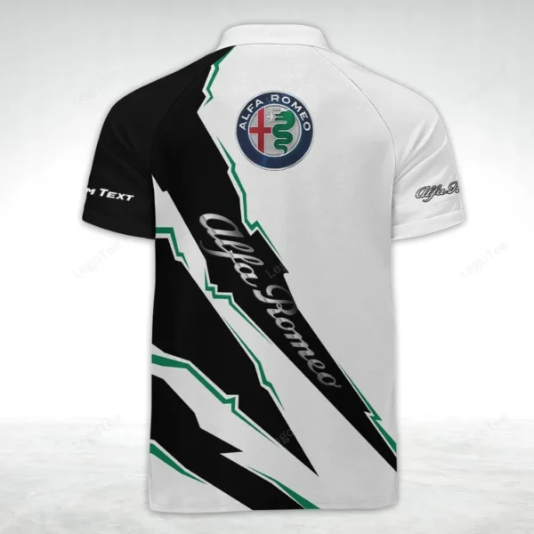 alfa romeo zipper polo shirt gift for alfa romeo lovers gift for gift for him husband boyfriend car128021025079 uauac