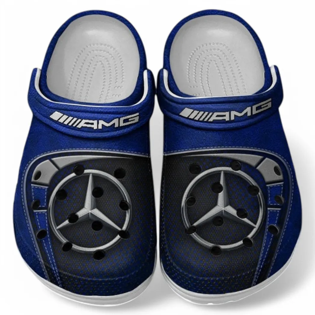 AMG Crocs Sandals For Men Women, Gift For AMG Fan CAR177031425587 - Blue