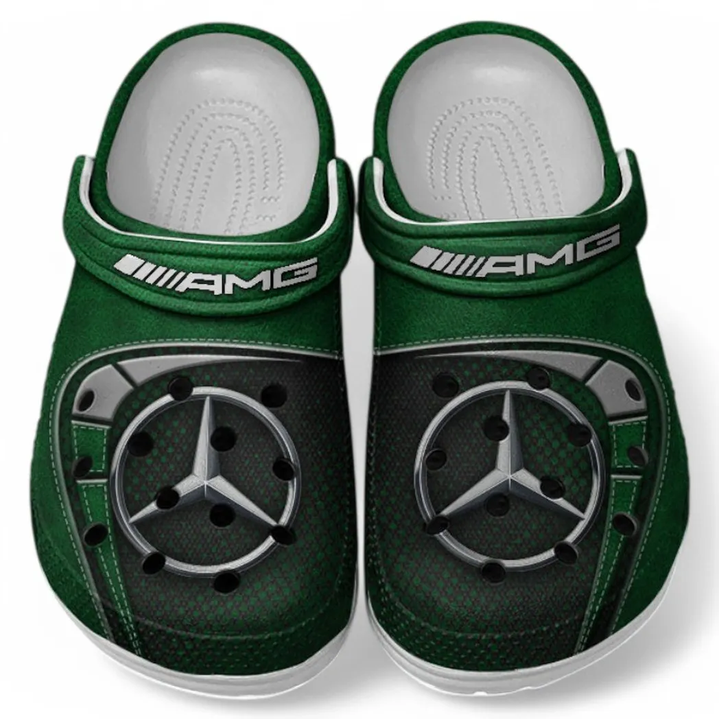 AMG Crocs Sandals For Men Women, Gift For AMG Fan CAR177031425587 - Green