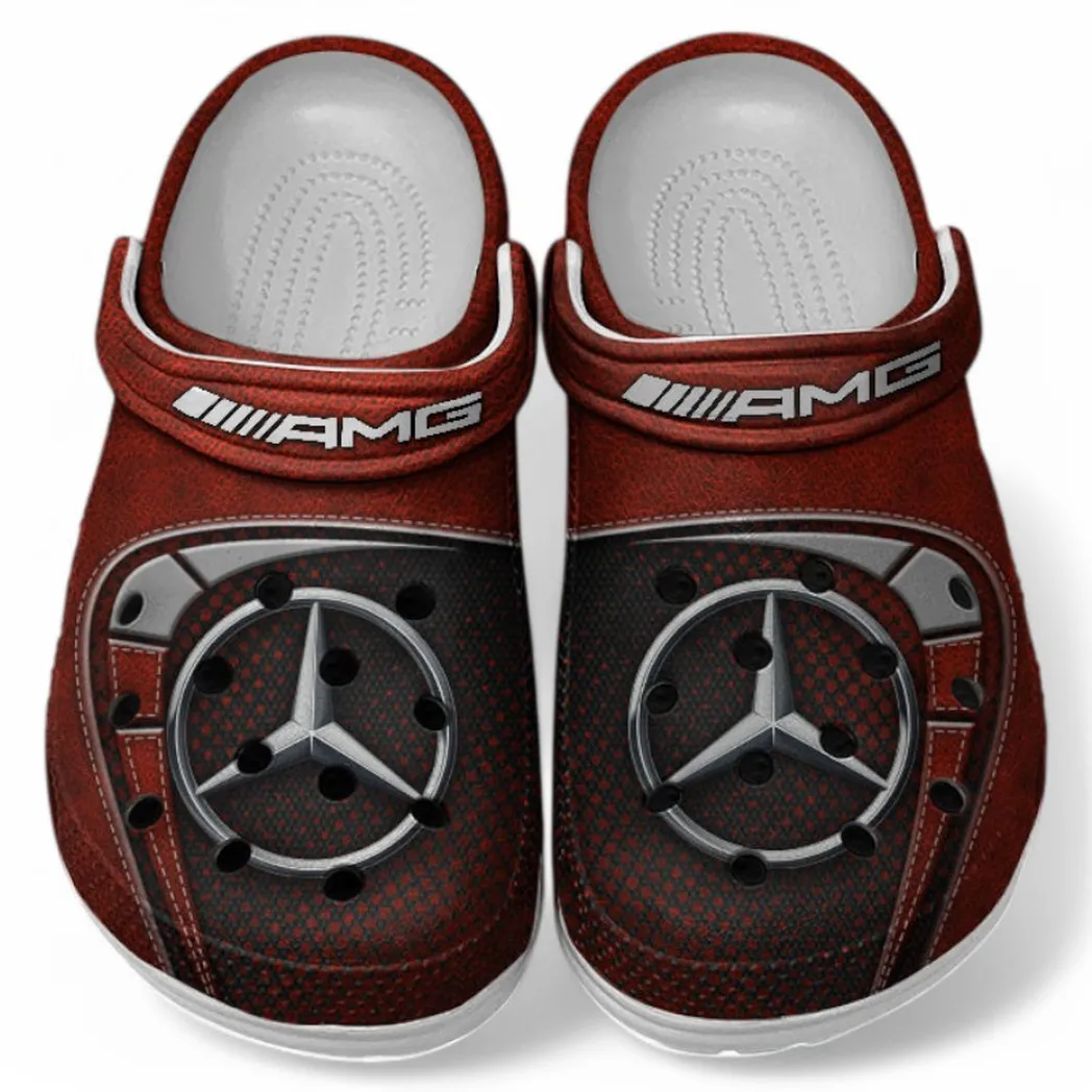 AMG Crocs Sandals For Men Women, Gift For AMG Fan CAR177031425587 - Red