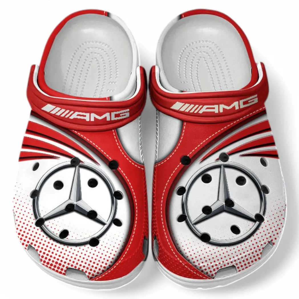 AMG Crocs Sandals For Men Women, Gift For AMG Fan CAR181031525748 - Red