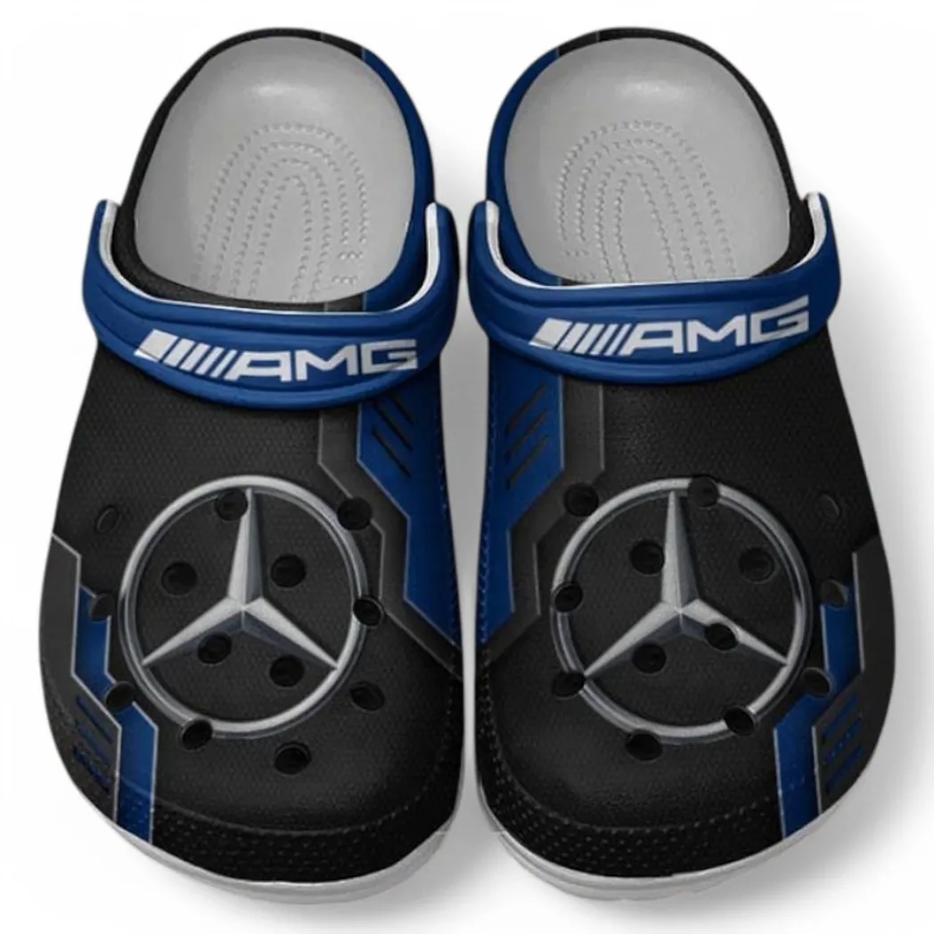 AMG Crocs Shoes, Clogs Men Women, Gift For AMG Fan CAR185031525276 - Blue