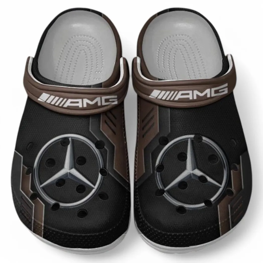 AMG Crocs Shoes, Clogs Men Women, Gift For AMG Fan CAR185031525276 - Brown