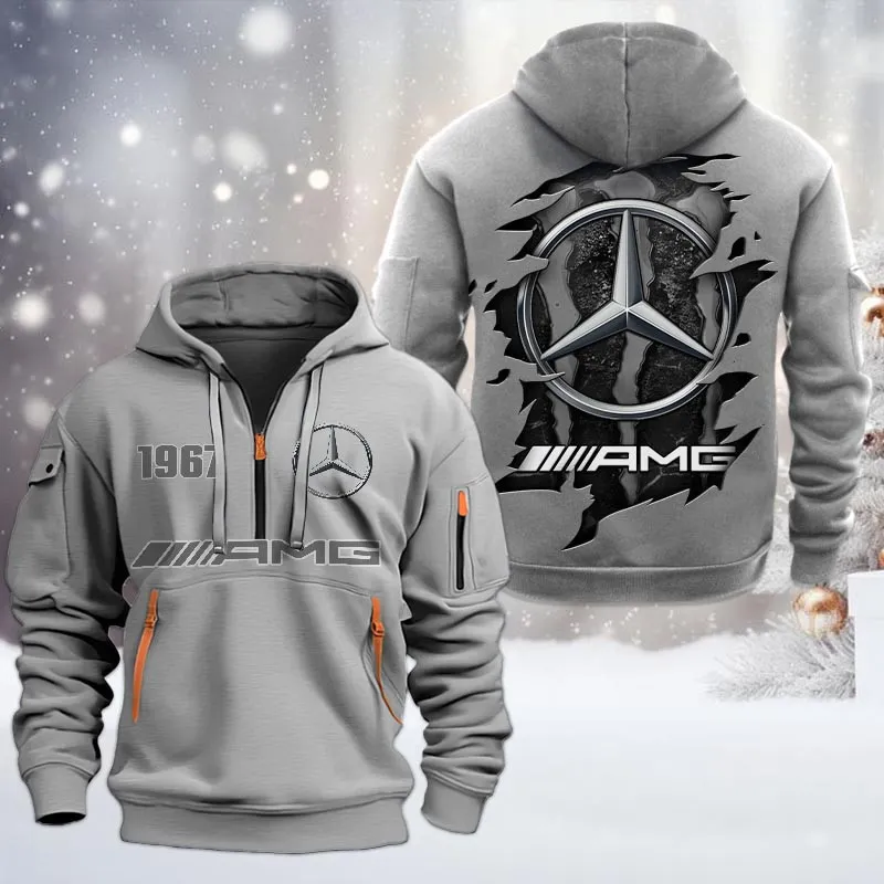 amg half zip hoodie all over print half zip hoodies for men car198032748 gray 0kojo