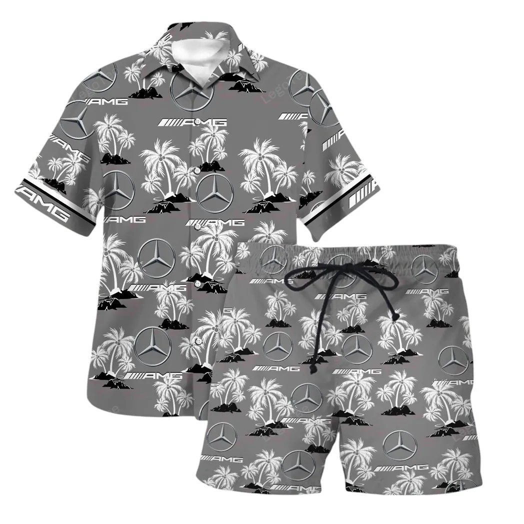 amg hawaiian shirt set for men gift for amg lovers gift for him husband boyfriend car144021125530 1