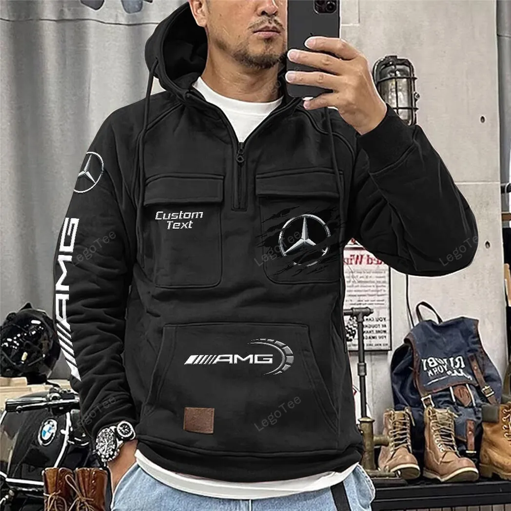 amg tactical quarter zip hoodie gift for amg lovers gift for him husband boyfriend black car122021425063 2