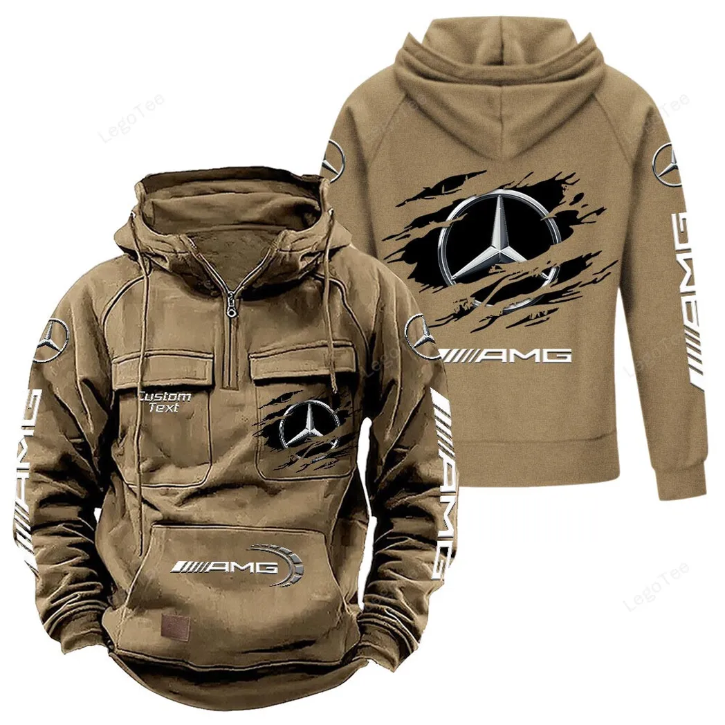 amg tactical quarter zip hoodie gift for amg lovers gift for him husband boyfriend khaki car122021425063 4 a8pio