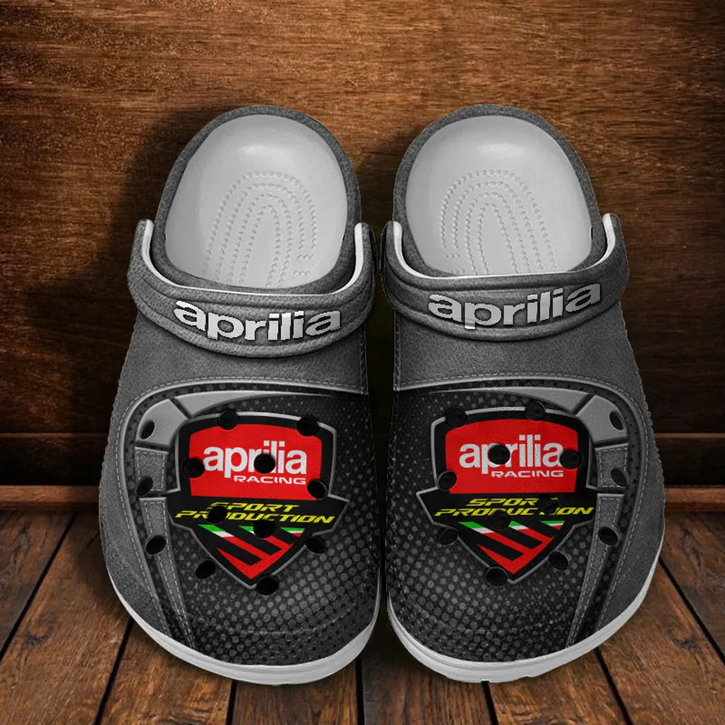 aprilia crocs shoes clogs men women gift for aprilia fan car183031725128 gray 92tcr