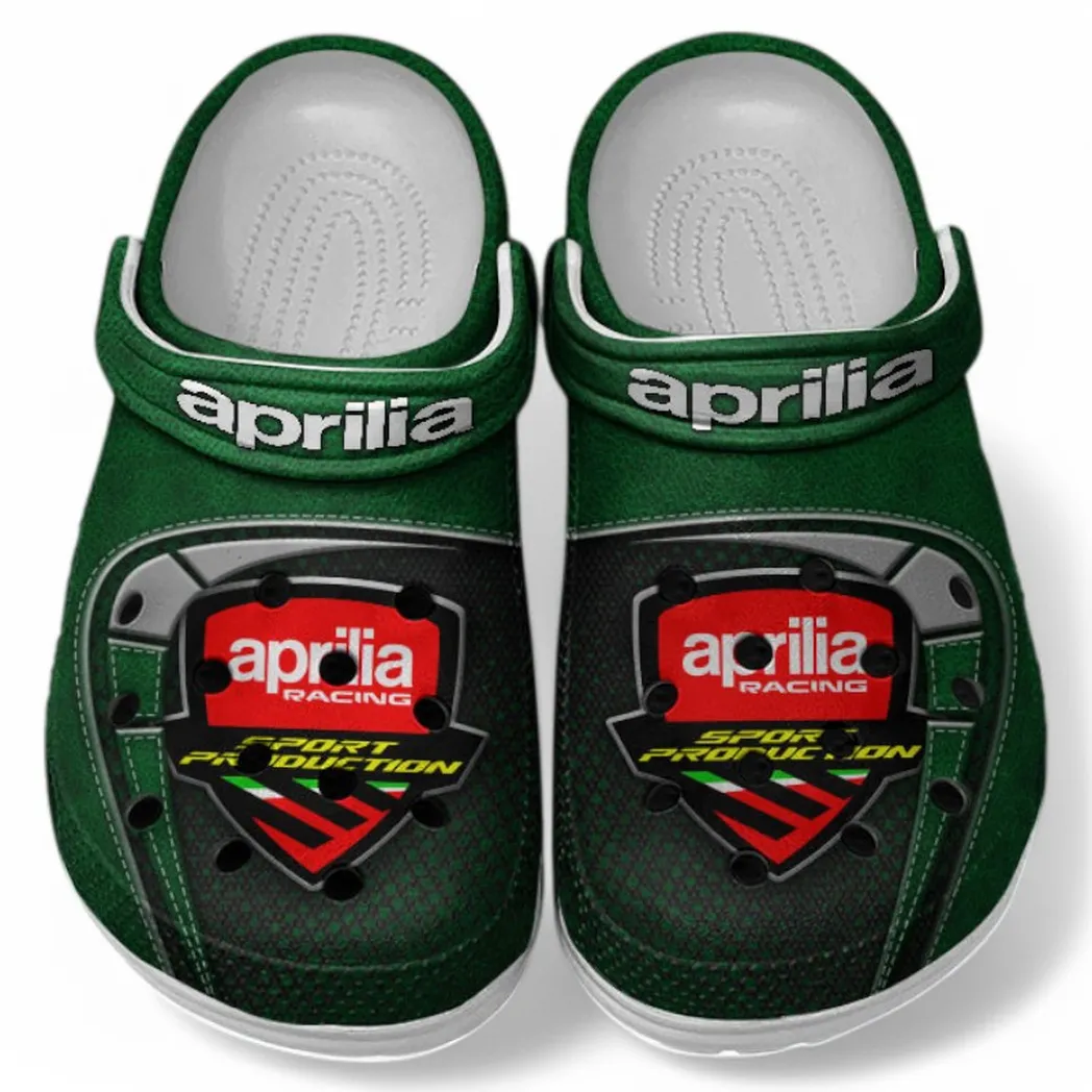 Aprilia Crocs Shoes, Clogs Men Women, Gift For Aprilia Fan CAR183031725128 - Green