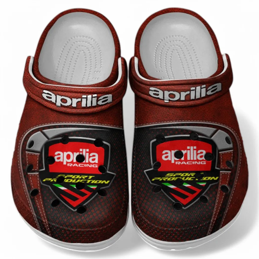Aprilia Crocs Shoes, Clogs Men Women, Gift For Aprilia Fan CAR183031725128 - Red