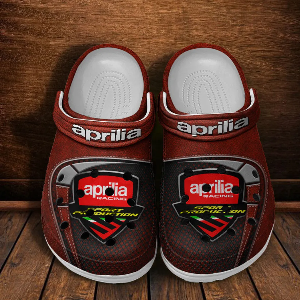 aprilia crocs shoes clogs men women gift for aprilia fan car183031725128 red