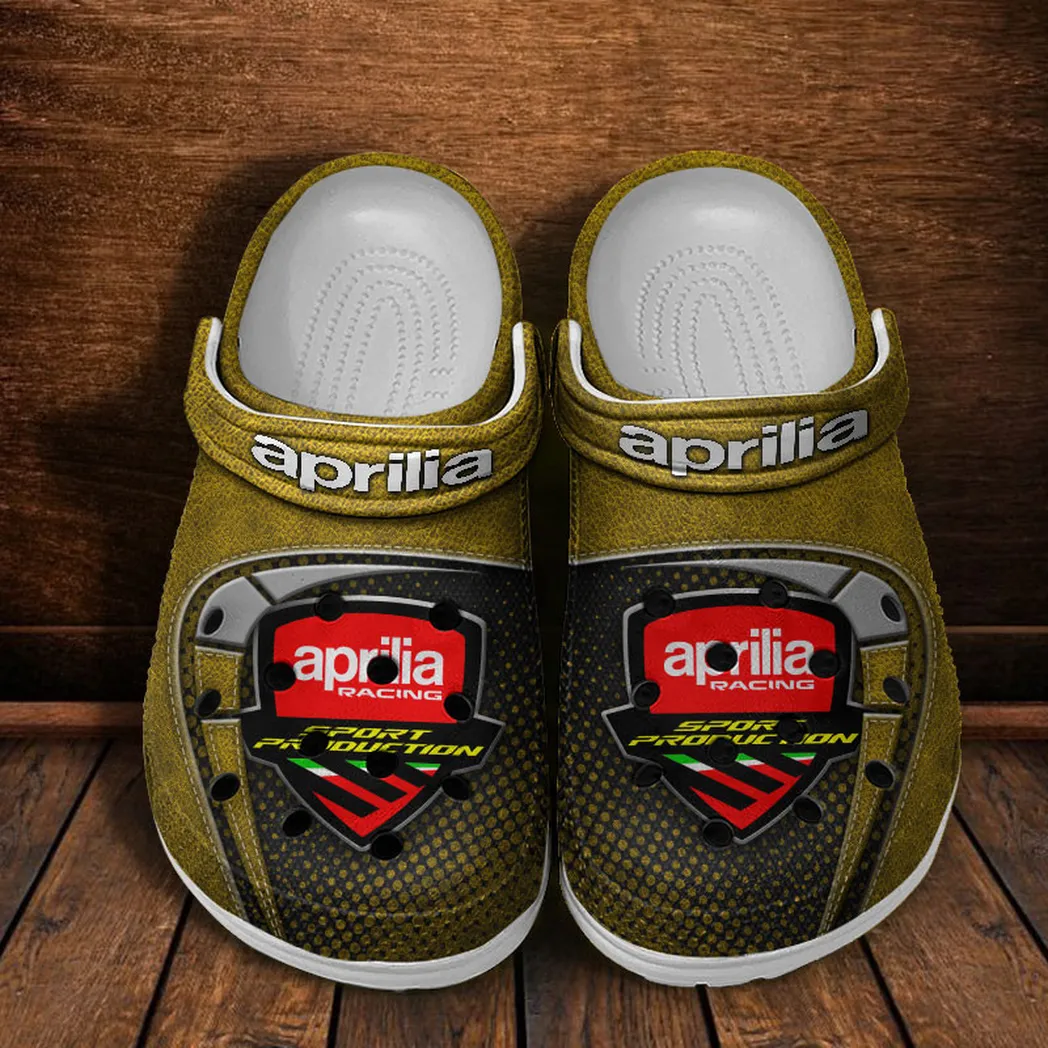 aprilia crocs shoes clogs men women gift for aprilia fan car183031725128 yellow kwlvq