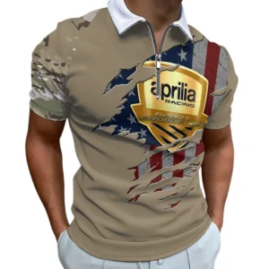 aprilia zipper polo shirt gift for aprilia lovers gift for him husband boyfriend car340213001 1 1o6p7