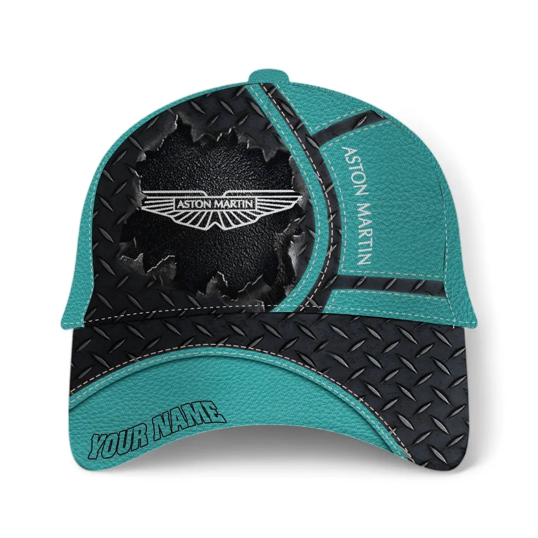 Aston Martin Classic Cap, Gift For Aston Martin Lovers, Gift For Him, Husband, Boyfriend - Cyan CAR49021825002-2