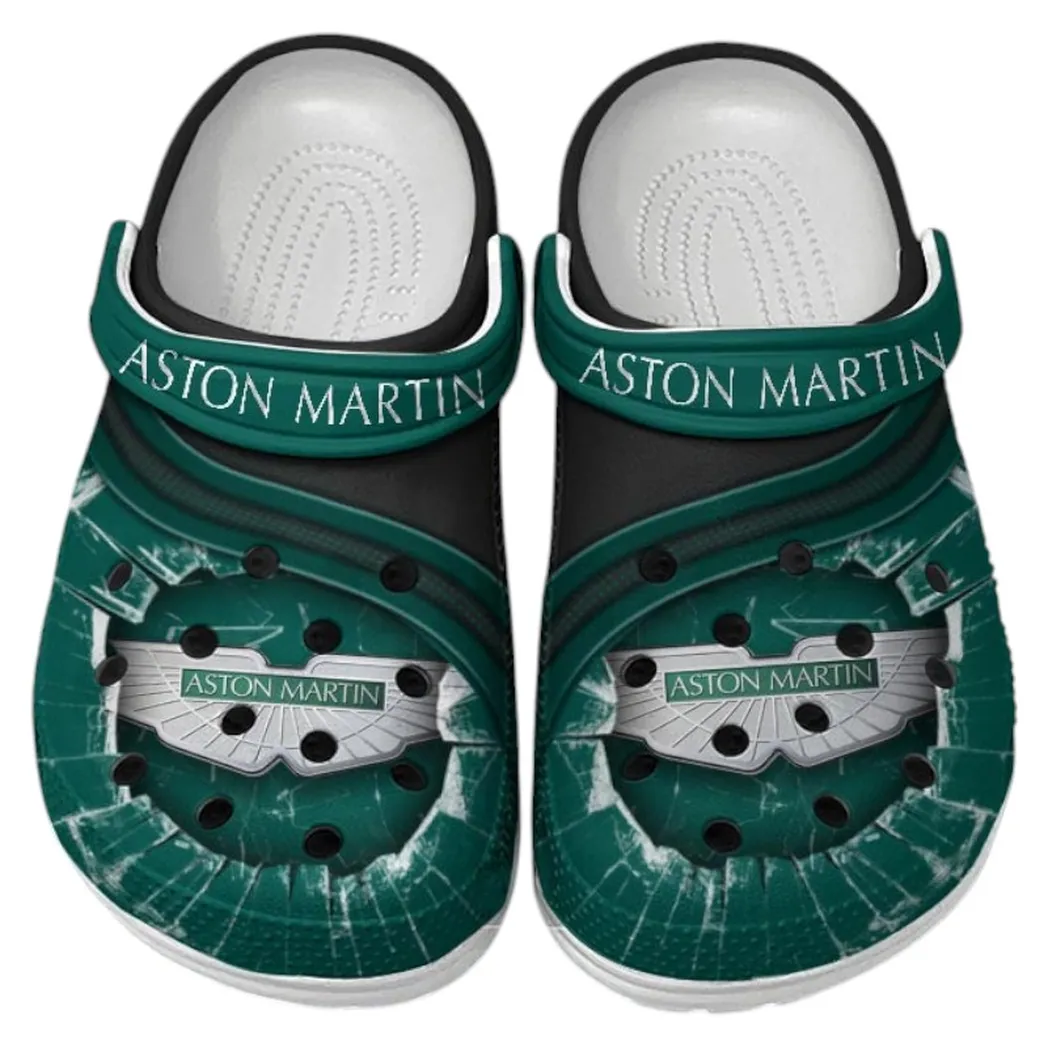 Aston Martin Crocs Clogs Men Women, Gift For Aston Martin Fan CAR188032025163 - Green