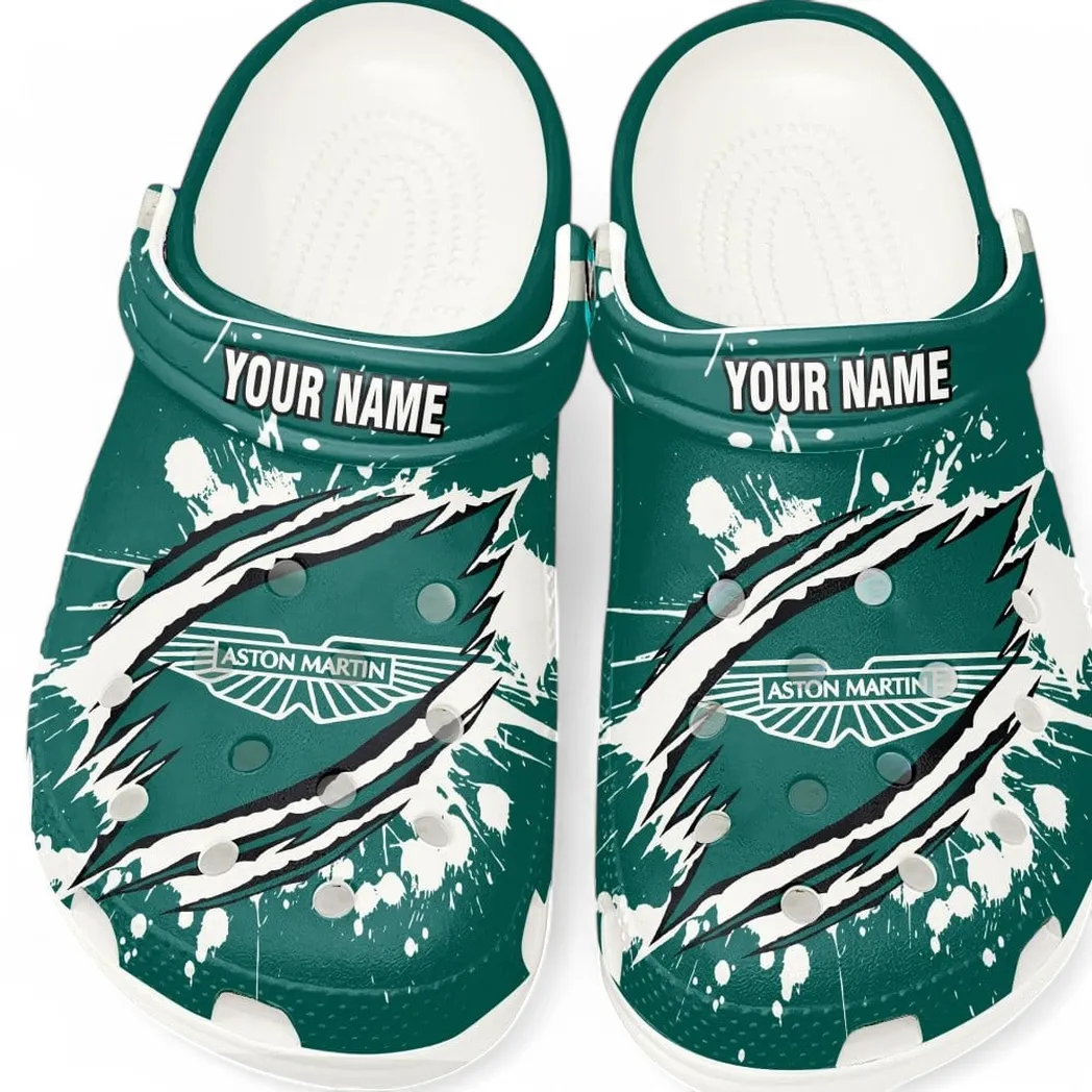 aston martin crocs gift for aston martin lovers gift for him husband boyfriend car5602192502 white