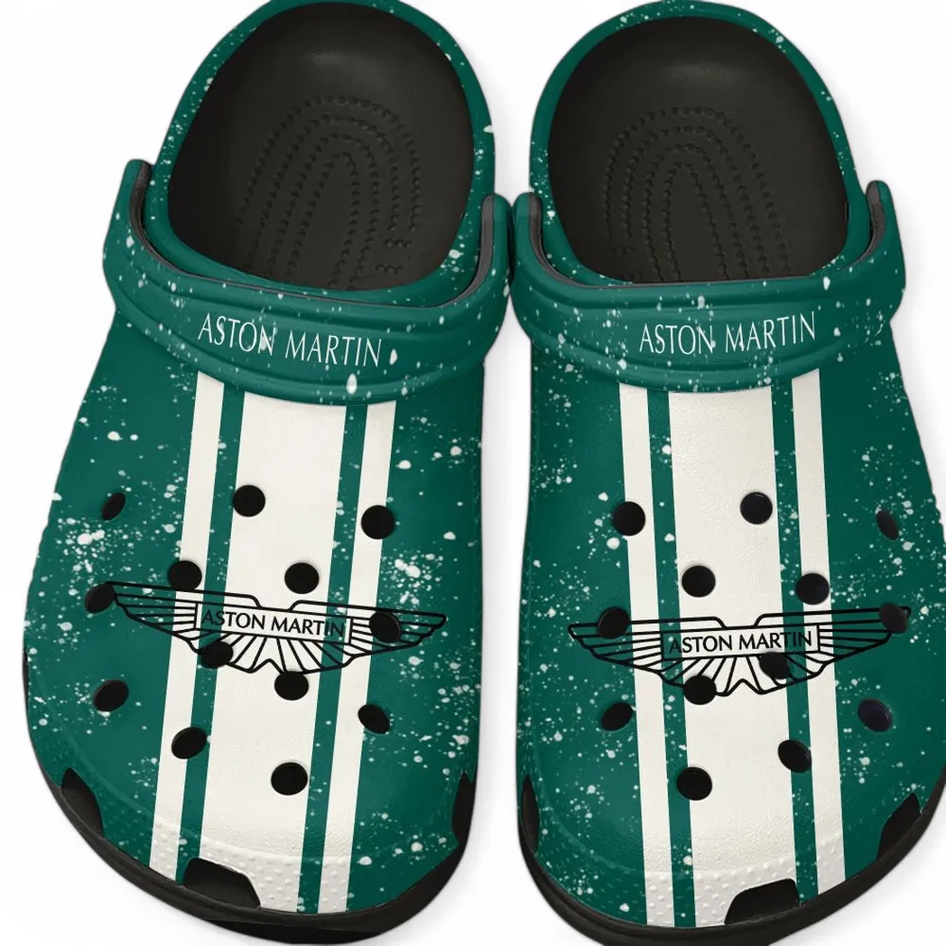 aston martin crocs gift for aston martin lovers gift for him husband boyfriend car62022025078 black teds2